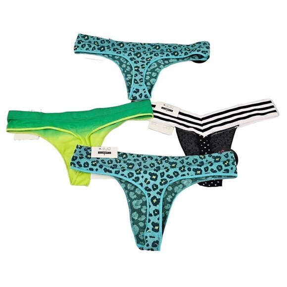 No Boundaries NOBO 4-Pack Multi-Color Seamless Thong Panties – Size Small - Picture 2 of 15